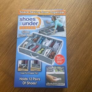 New TELEBrands Shoes Under Space-Saving Shoe Organizer